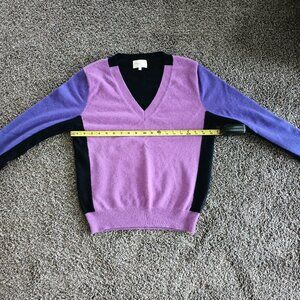 Eric Bompard Women's 100% Cashmere Sweater V-Neck